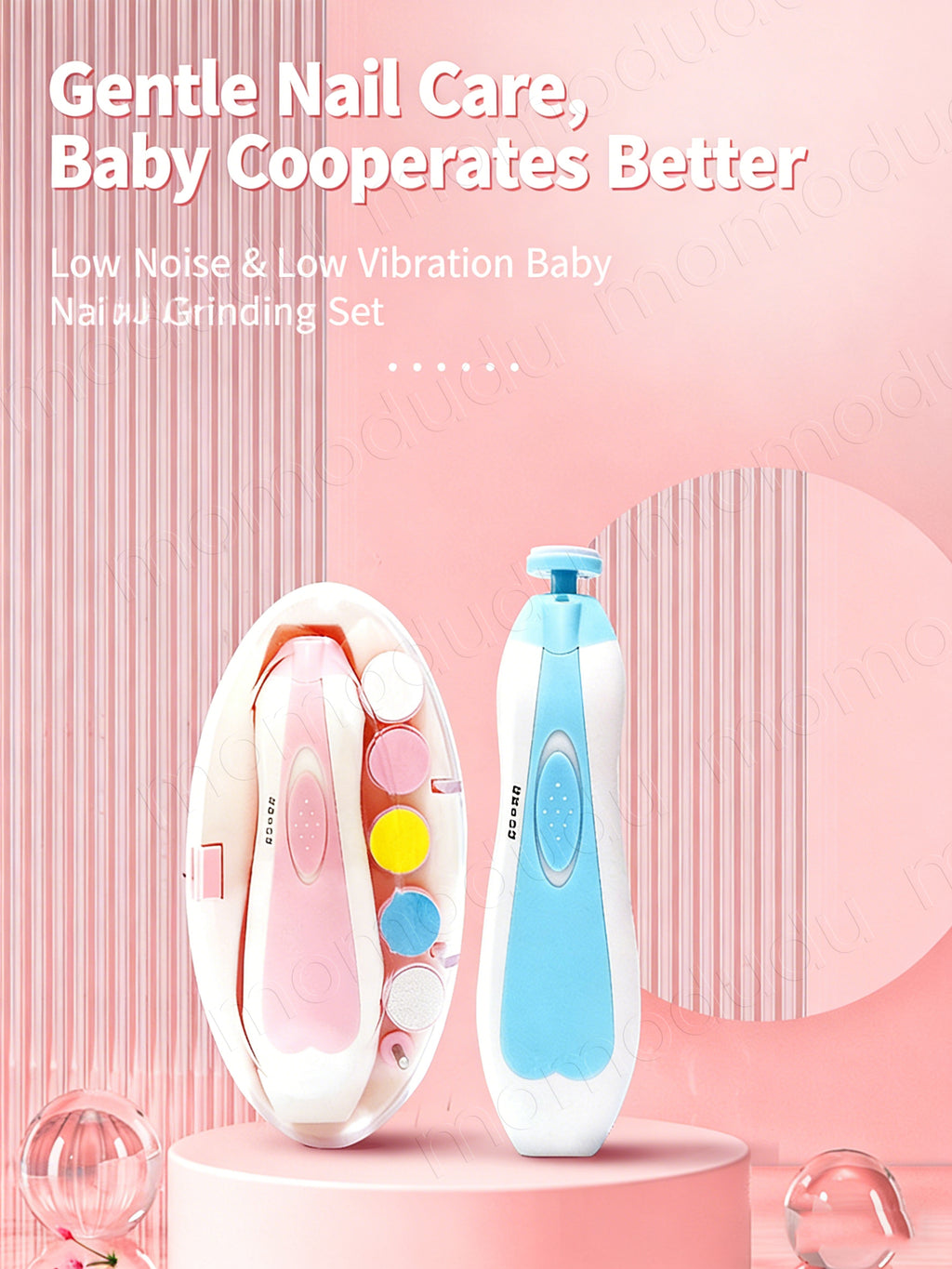 Multifunctional Electric Baby Cutter Trimmer Manicure Tool Set Baby Trimmer Baby Nail File Clippers Toes Fingernail