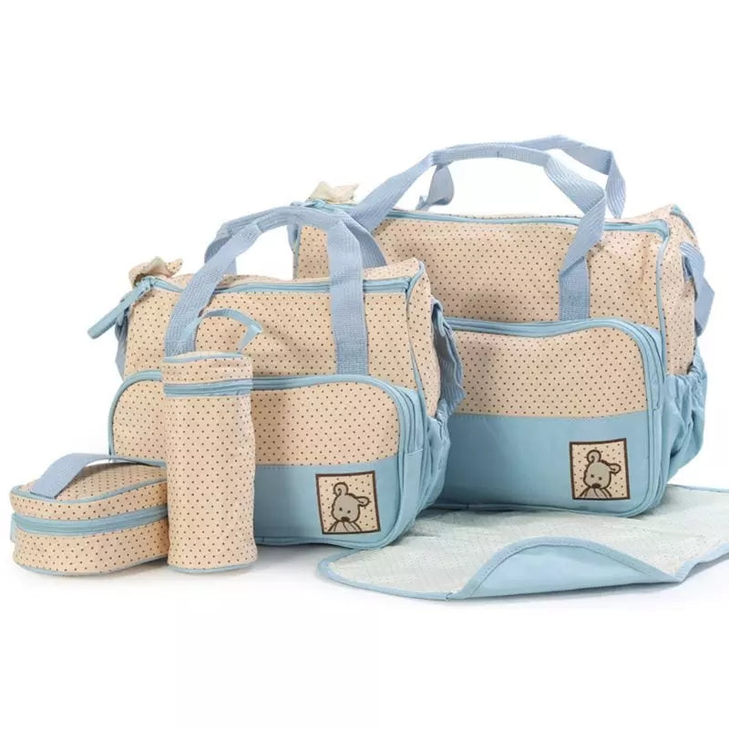 Diaper Baby Bag Set - ( 5 Pcs )