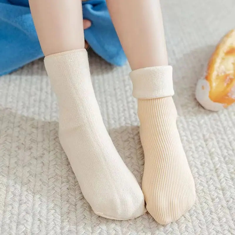 New Winter Kids Cashmere Snow Long Socks Thick Children Soft Warm Sock Baby Boys Girls Colorful Thermal Floor Toddler Socken