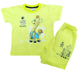Green super cool Giraffe T shirt and short set for Baby boys And Girls(1 to 5 years)