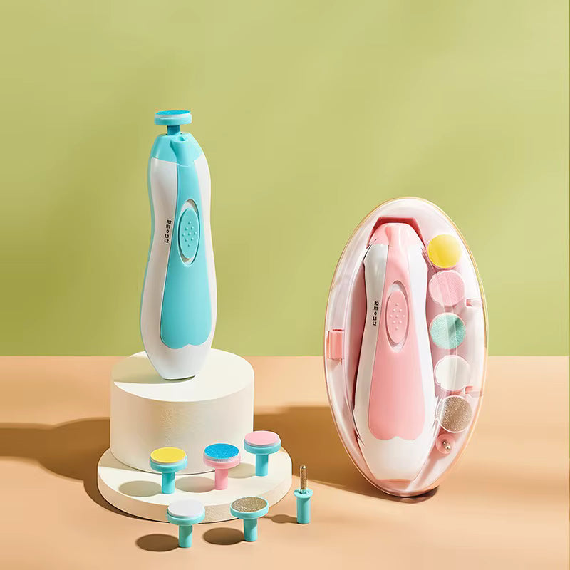 Multifunctional Electric Baby Cutter Trimmer Manicure Tool Set Baby Trimmer Baby Nail File Clippers Toes Fingernail